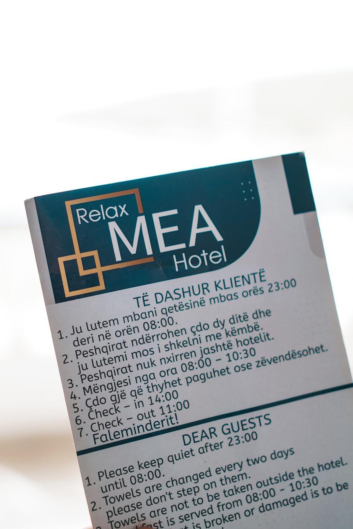 Relax Mea Hotel Sarandë Exteriör bild